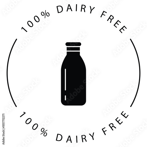 Eco Dairy Agriculture Farm Vector Icon Design