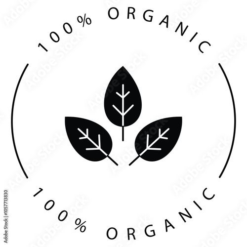 Earth-Friendly Organic Leaf Vector Icon Design