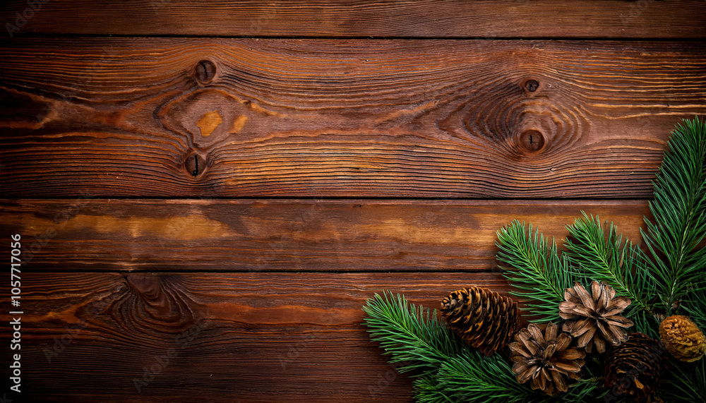 A rustic, wood-textured background with sprigs of pine needles and pinecones. The natural wood grain complements the earthy, forest-like elements. A rustic, wood-textured background with sprigs of pine needles and pinecones. The natural wood grain complements the earthy, forest-like elements.