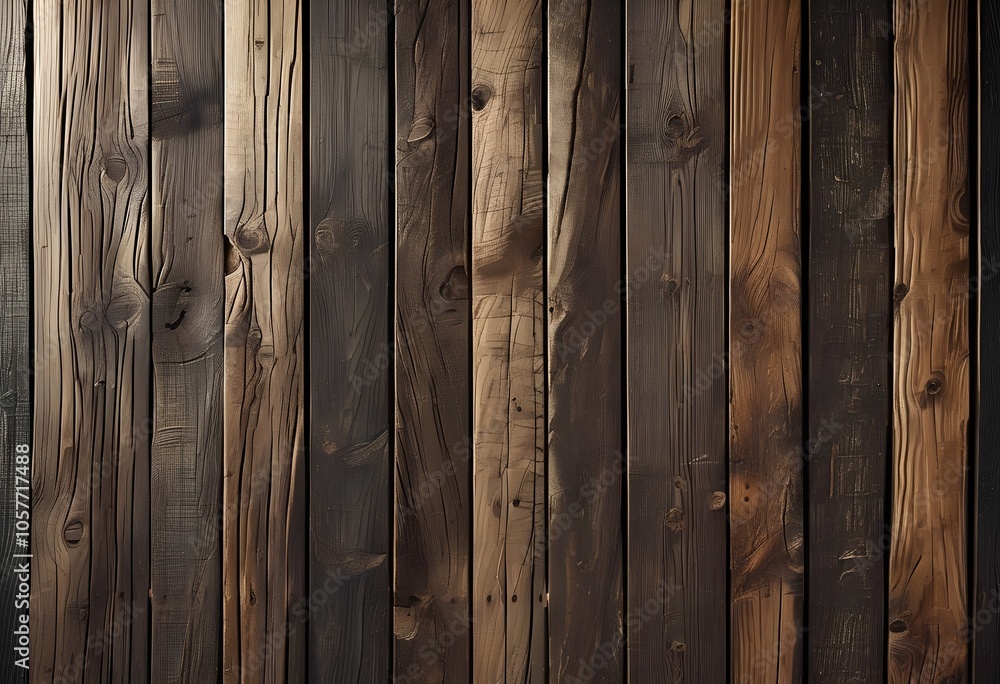 Naklejka premium textured dark wood paneling