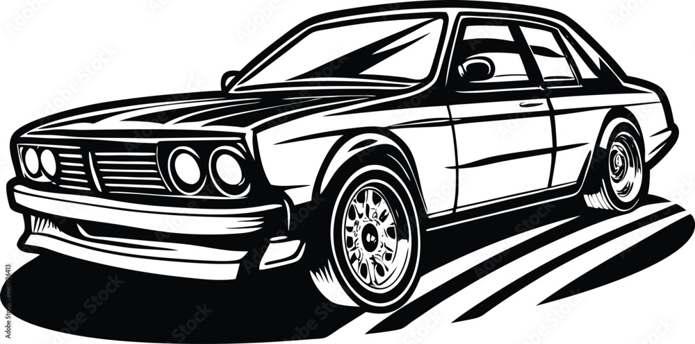 Minimalistic sedan car icon in line art style, vector representation with a clean look. Editable stroke.Race car symbol logo template, stylized vector silhouette Subcompact hatchback car in outline. C Minimalistic sedan car icon in line art style, vector representation with a clean look. Editable stroke.Race car symbol logo template, stylized vector silhouette Subcompact hatchback car in outline. C