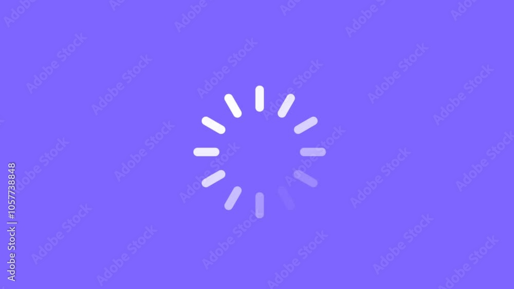 loading animation on purple background loading animation on purple background