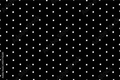 Minimal black nano dot seamless pattern