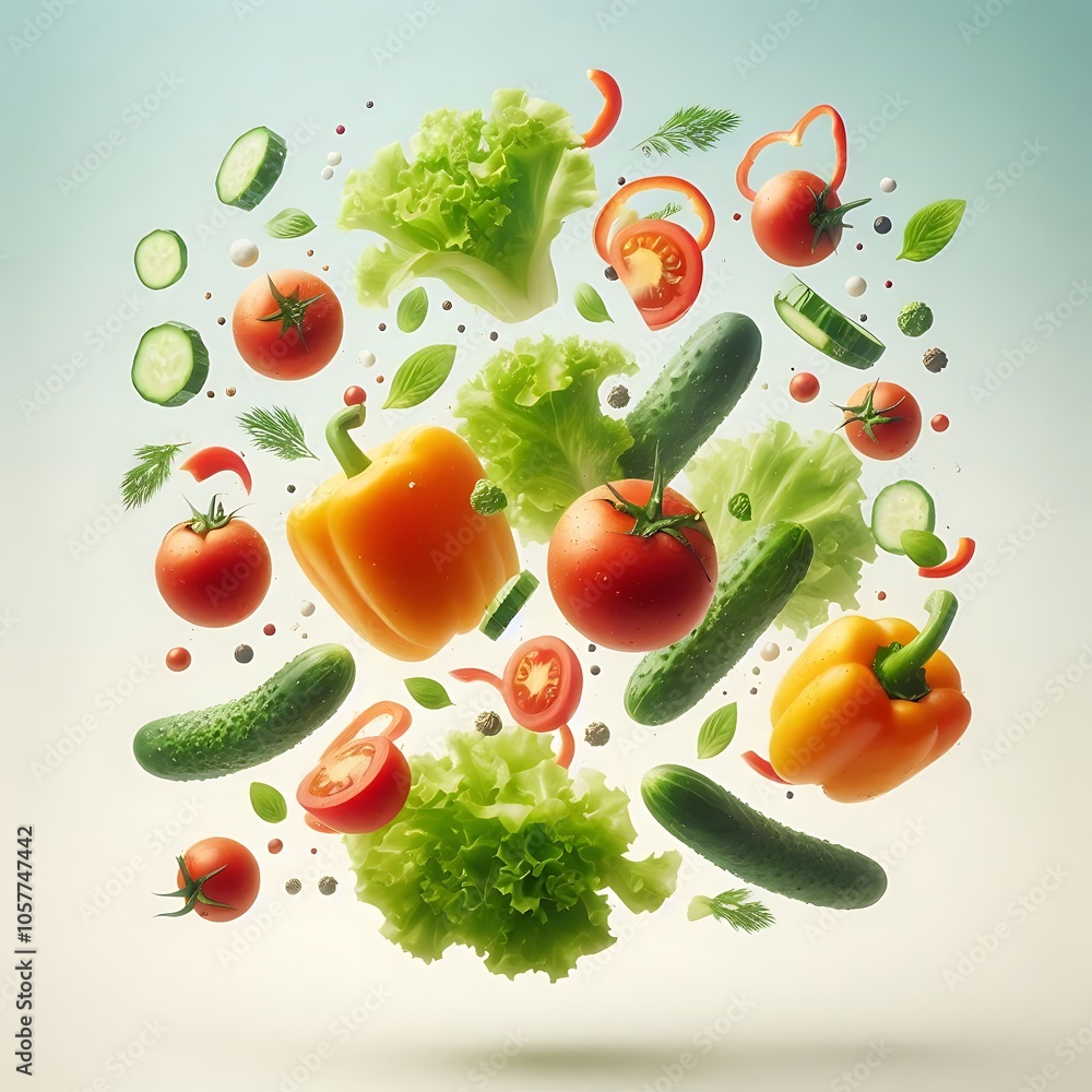 Floating Vegetables Floating Vegetables