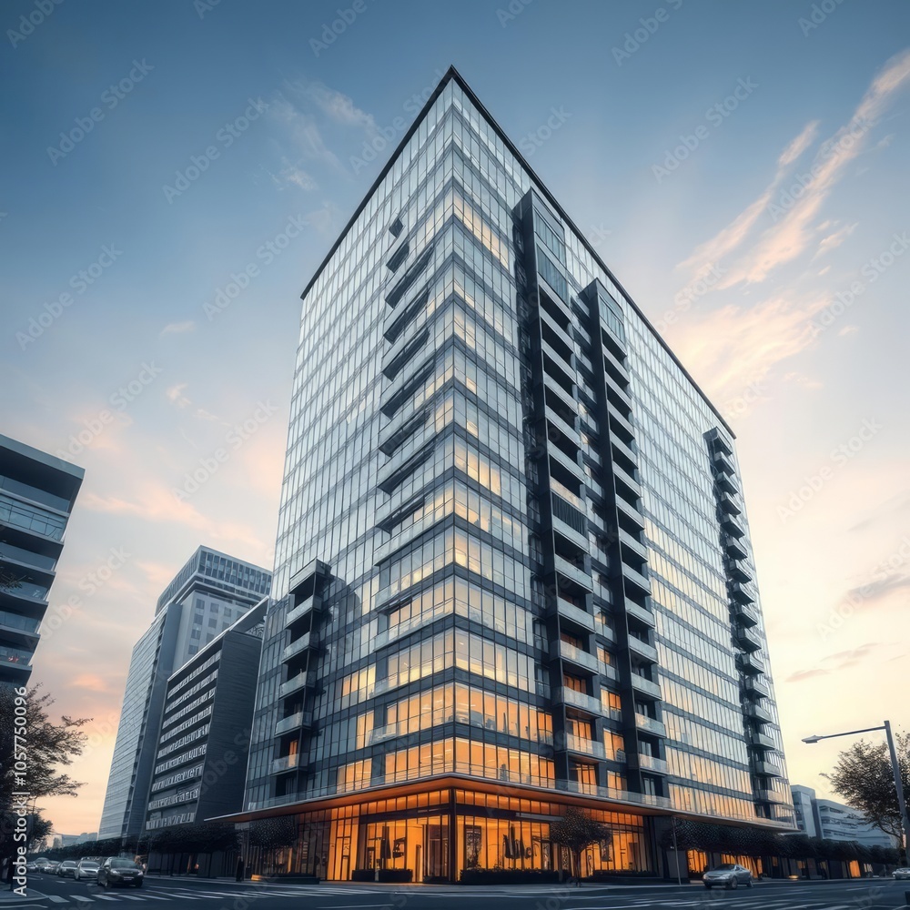 Modern office building Condominium Modern office building Condominium