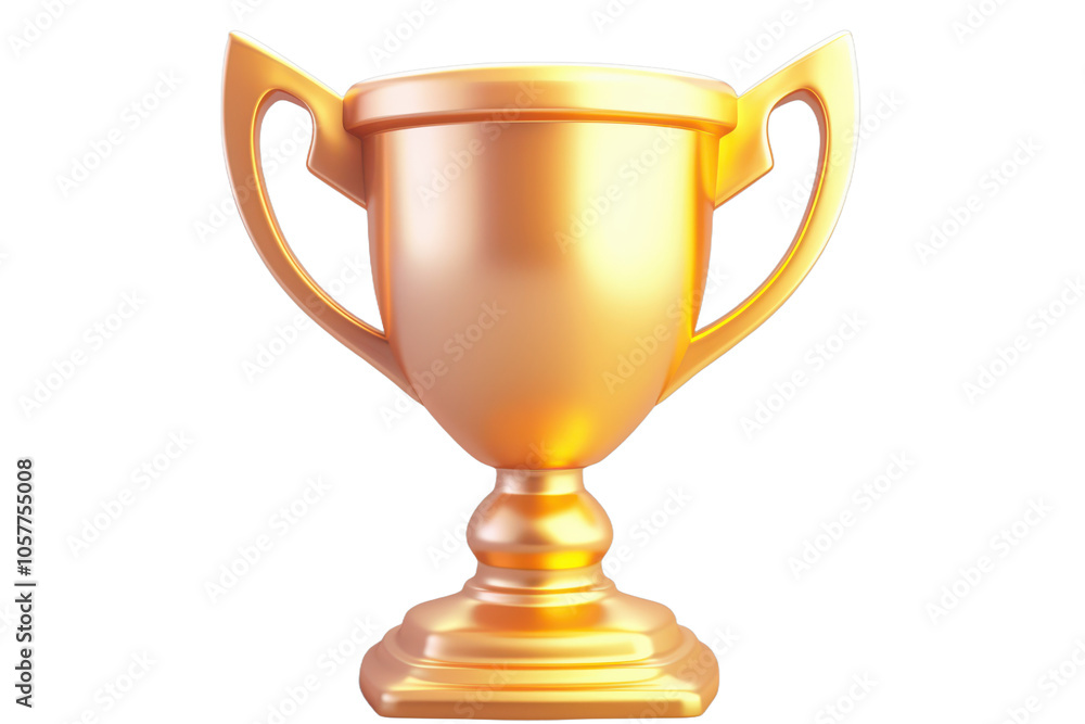 Golden Trophy Cup Award Winner Success Achievement Golden Trophy Cup Award Winner Success Achievement