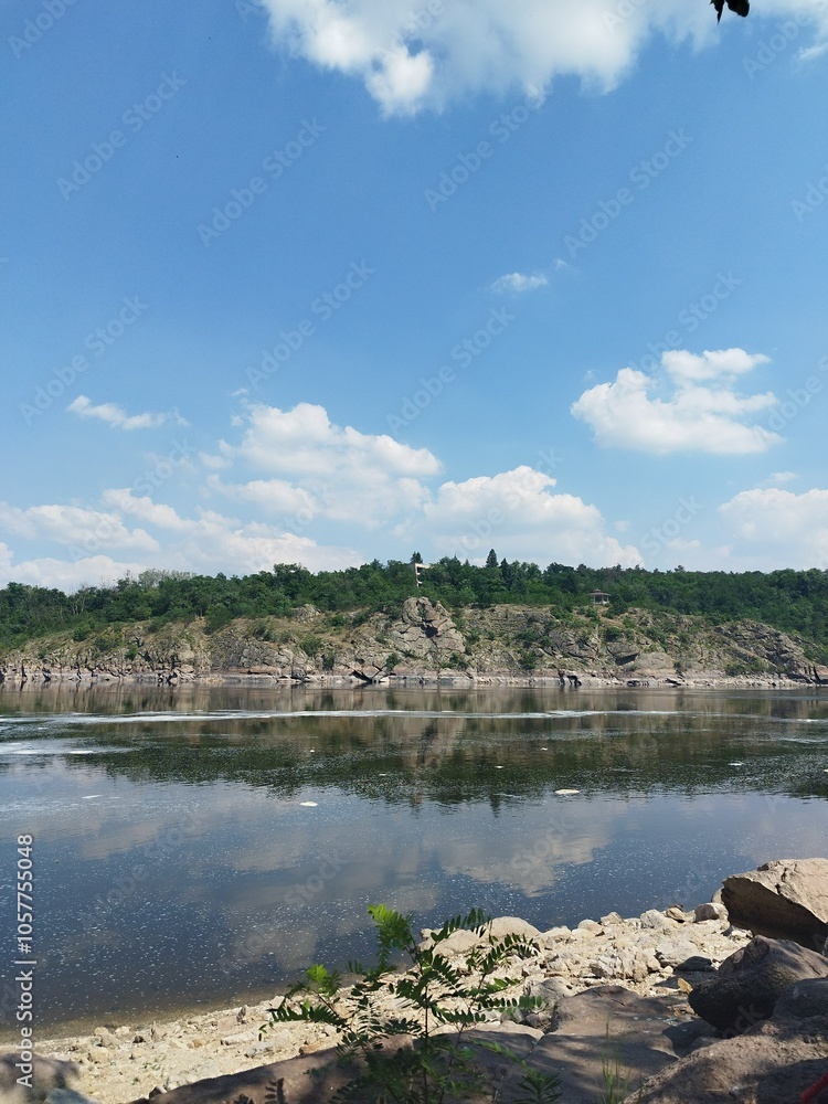Obraz premium Rocks river