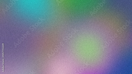 Artistic Gradient Poster with Smooth Fluid Shapes and Grainy Texture