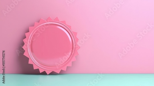 Costeffective choice, price label and seal of approval, 3D illustration photo