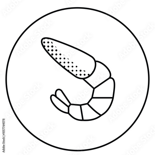 Eco Shellfish Safe Marine Vector Icon Design