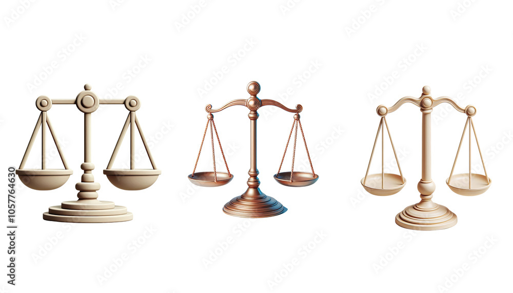 Justice Scales Set. Justice Scales Set.