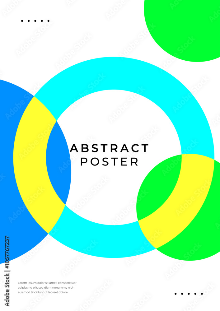 Colorful Geometric Abstract Poster Designs. Vibrant abstract posters featuring geometric shapes and bold colors. Perfect for modern art enthusiasts and creative projects