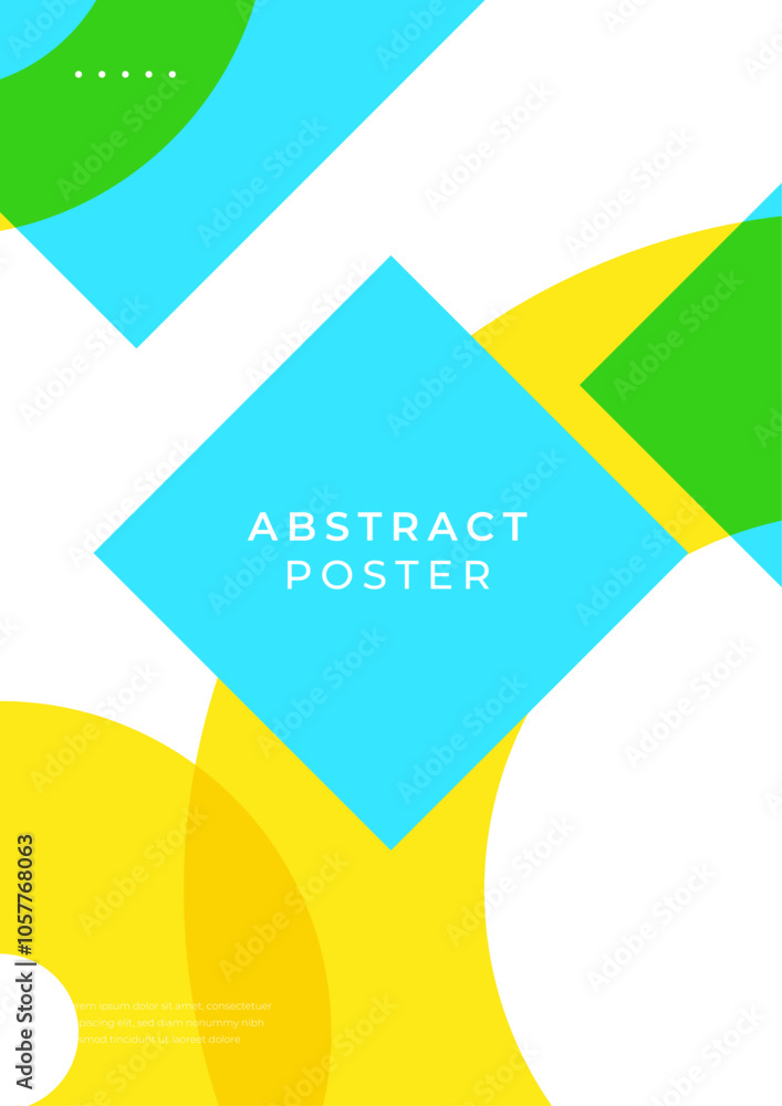 Vibrant Abstract Geometric Minimalist Posters Vibrant Abstract Geometric Minimalist Posters