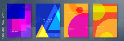 Modern Minimalist Abstract Poster Designs
