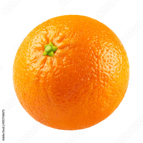 Tangerine. Mandarin isolated on transparent background.