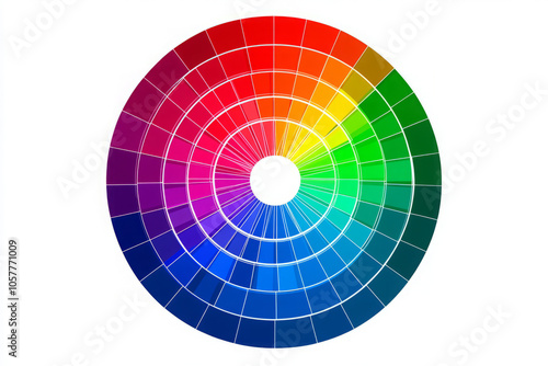 Obraz na płótnie understanding the color wheel a comprehensive guide to color theory and application in design and art w salonie