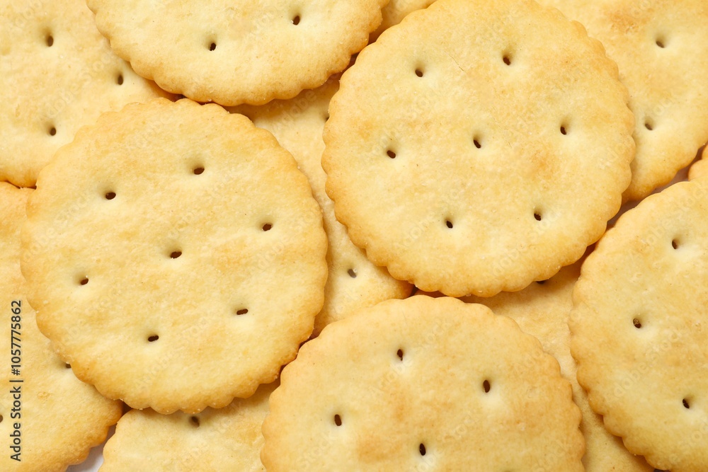 Delicious crispy crackers cookies on wooden background Delicious crispy crackers cookies on wooden background