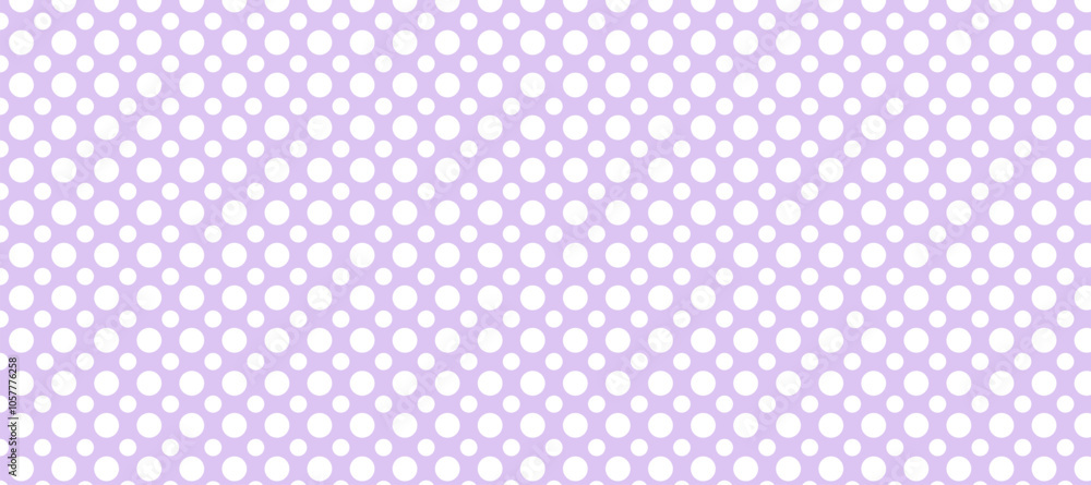Seamless pattern with white dots in violet background Seamless pattern with white dots in violet background