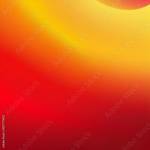 vibrant red and yellow gradient background with a subtle grain effect