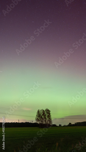 Polarlichter über Norddeutschland.