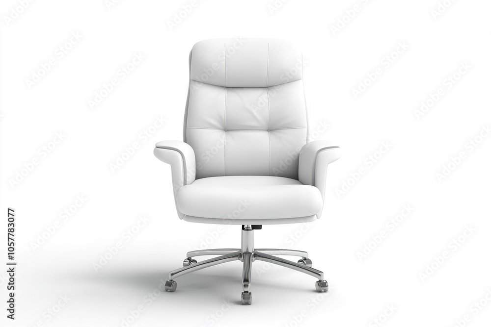 Obraz premium Modern office chair on white background