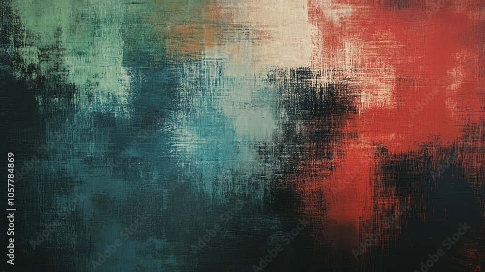 Abstract background with green, blue, red, and white paint strokes. Abstract background with green, blue, red, and white paint strokes.