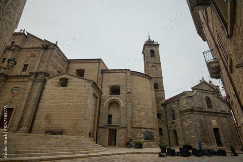 The streets of Tempio Pausania, Sardinia, Italy