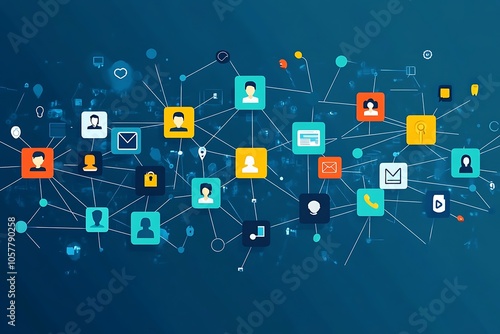 Interconnected People in a Global Social Network Web