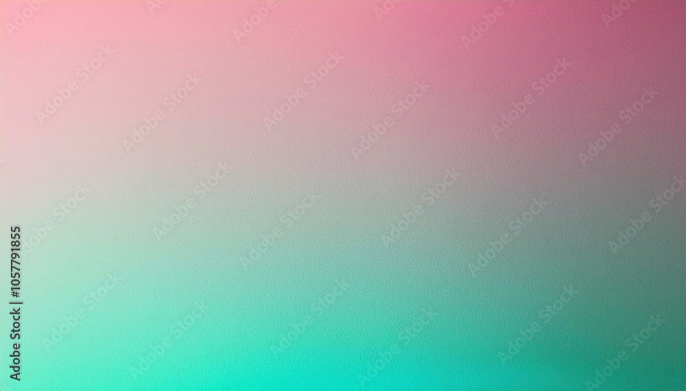 Obraz premium Serene Pink & Teal Gradient: A calming visual experience.