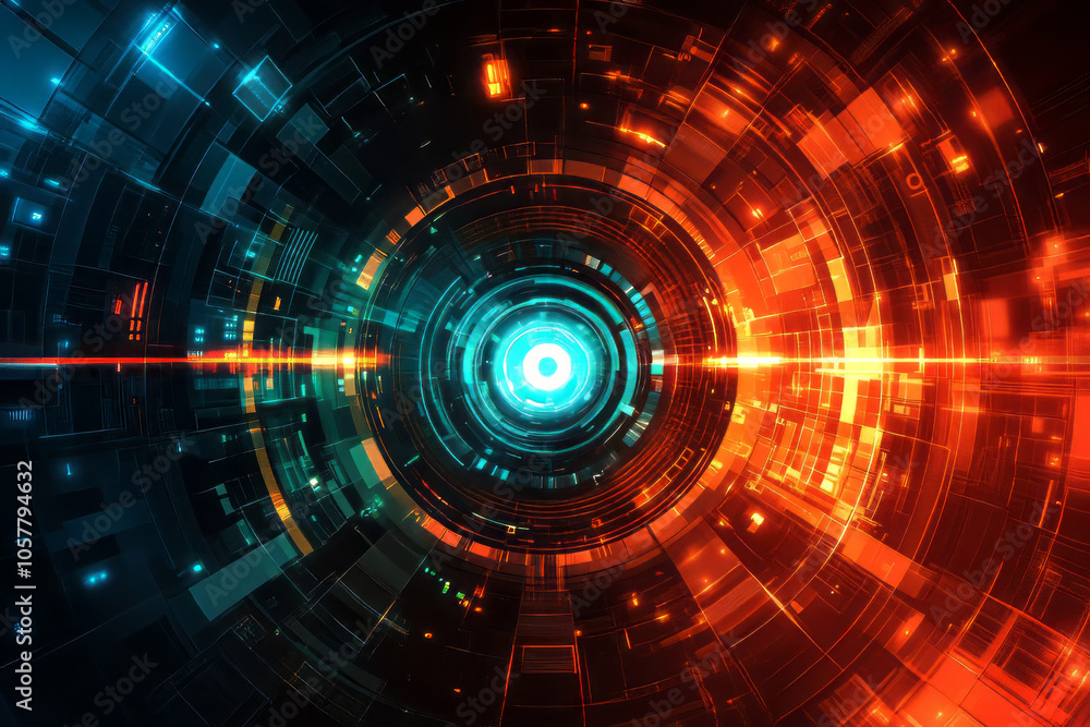 futuristic digital design exploring technology through abstract art and neon visuals futuristic digital design exploring technology through abstract art and neon visuals