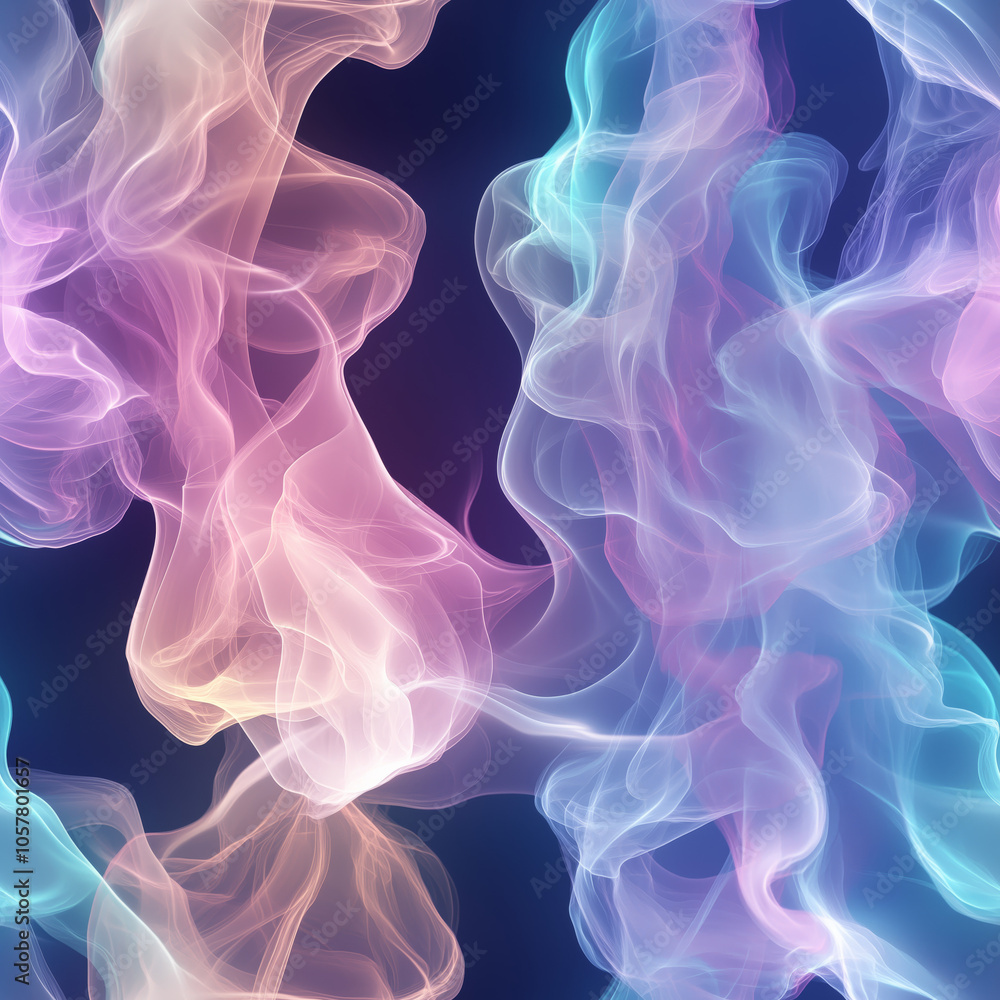 Colorful Smoke trails in Pink and Blue on Dark Background, abstract pattern Colorful Smoke trails in Pink and Blue on Dark Background, abstract pattern