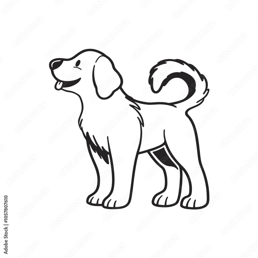 Dog silhouette vector eps Dog silhouette vector eps