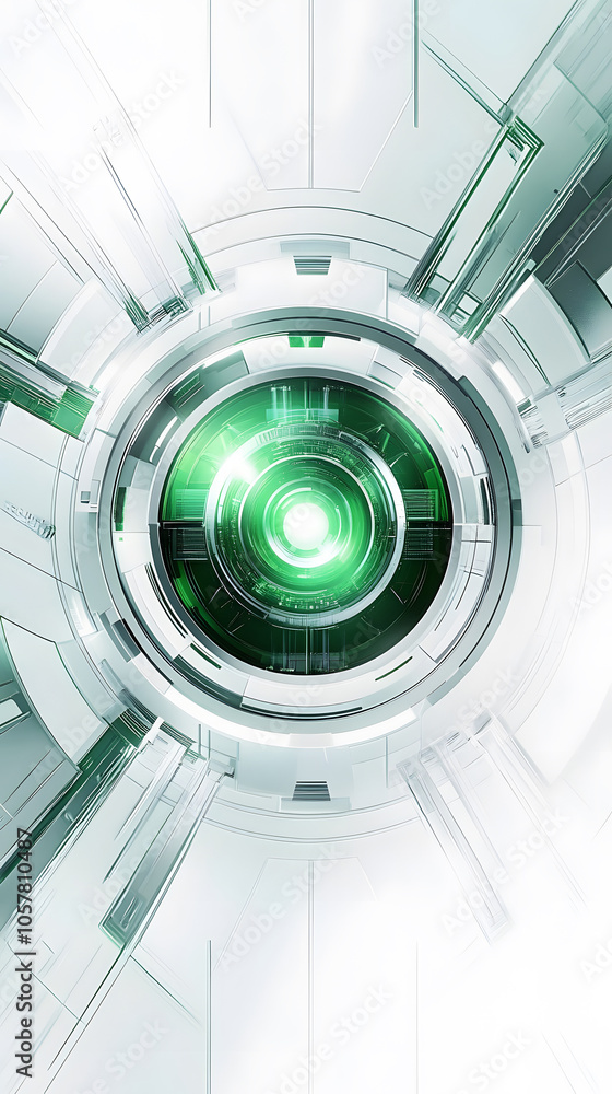 White and green technology/game abstract wallpaper White and green technology/game abstract wallpaper