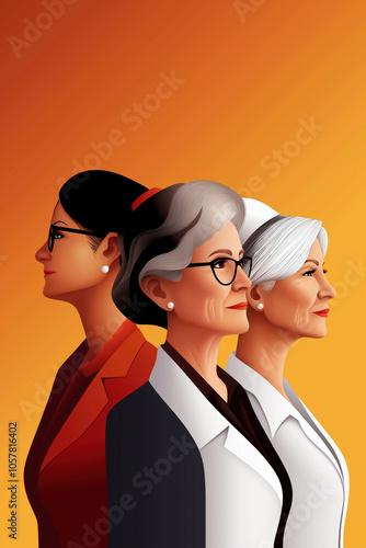 A visual journey through three women's lives, highlighting wisdom and elegance