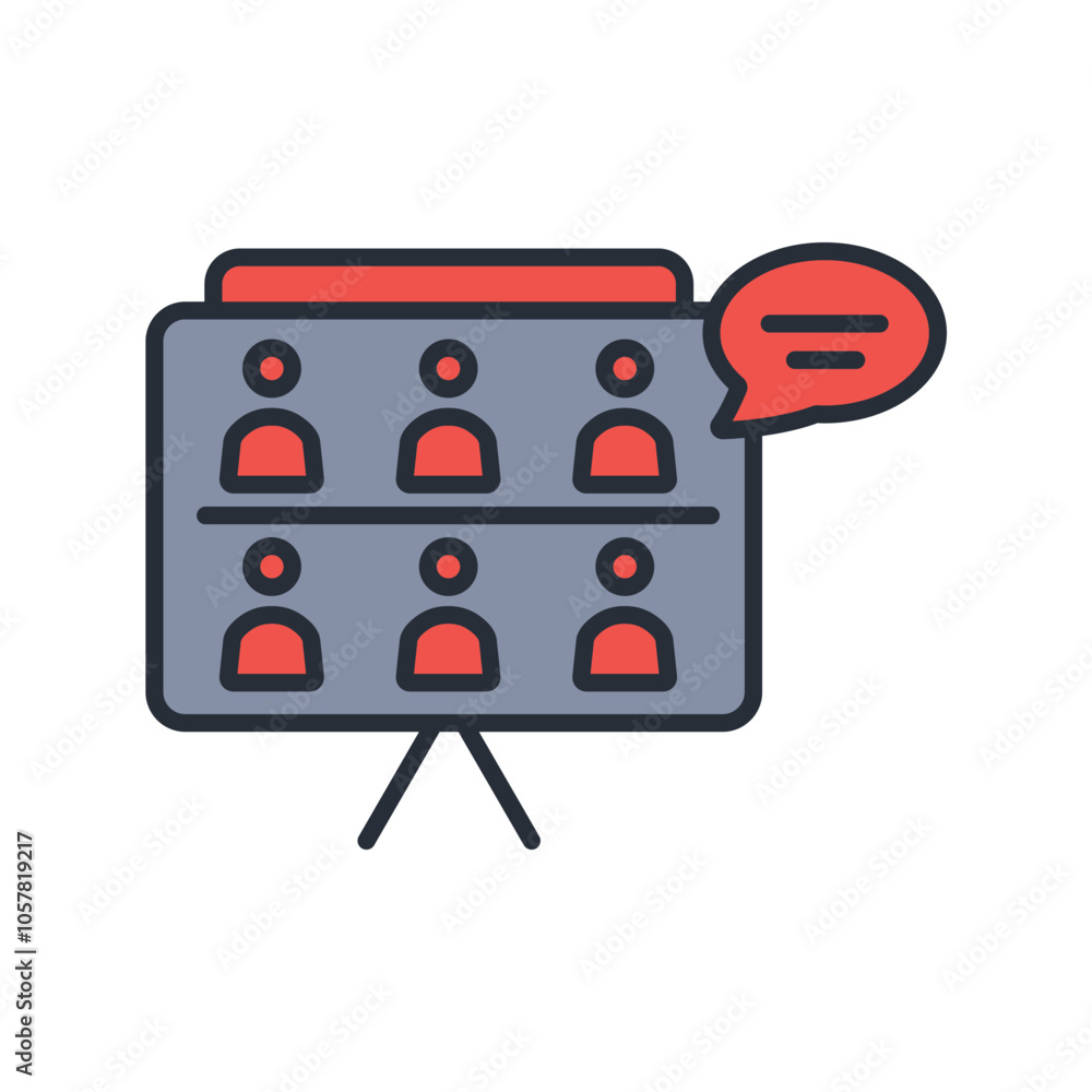 online workshop icon. vector.Editable stroke.linear style sign for use web design,logo.Symbol illustration. online workshop icon. vector.Editable stroke.linear style sign for use web design,logo.Symbol illustration.