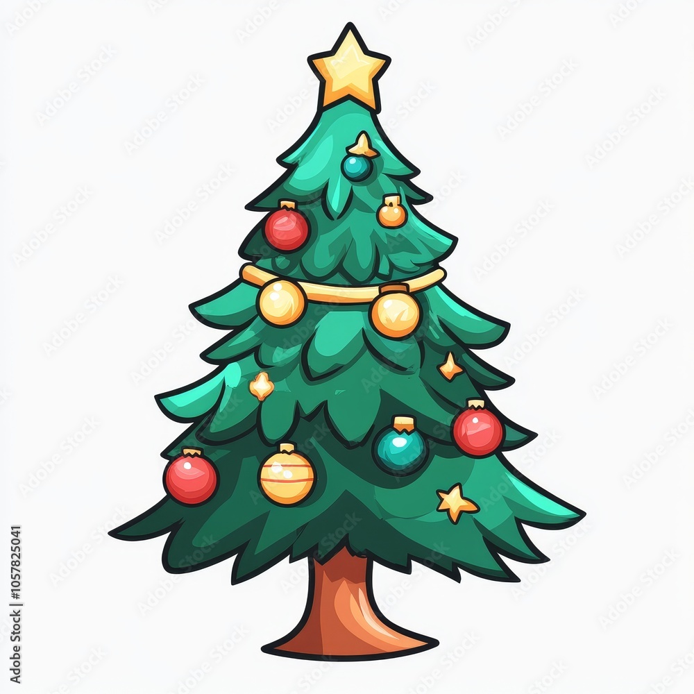 A simplistic representation of a Christmas tree featuring golden ornaments and a star on top, embodying the festive spirit in a minimalistic style. A simplistic representation of a Christmas tree featuring golden ornaments and a star on top, embodying the festive spirit in a minimalistic style.