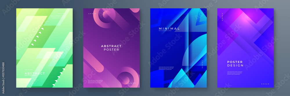 Modern Abstract Poster Designs with Gradient Colors. Perfect for creative projects, branding, or art displays. Ideal for modern design aesthetics and digital art Modern Abstract Poster Designs with Gradient Colors. Perfect for creative projects, branding, or art displays. Ideal for modern design aesthetics and digital art