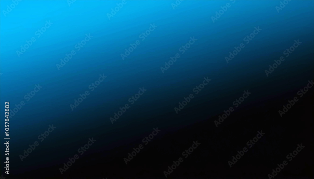 Obraz premium Serene Blue to Black Gradient: A Visual Delight!