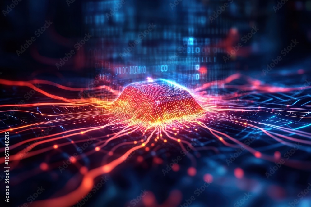 Quantum Computing Holographic Interface Concept Quantum Computing Holographic Interface Concept