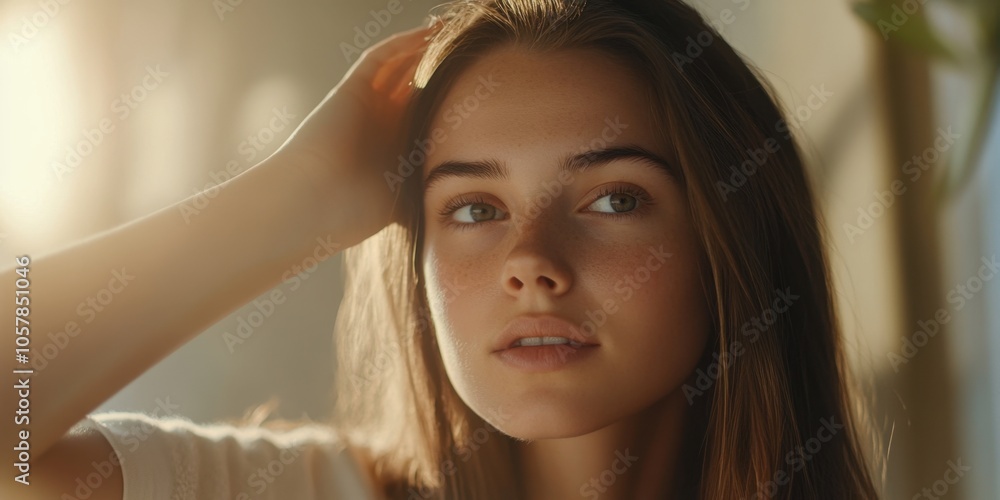 Contemplative Teenage Girl Contemplative Teenage Girl