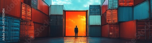 Businesses trapped in a labyrinth of trade barriers, searching for a way through hidden regulations and tariffs