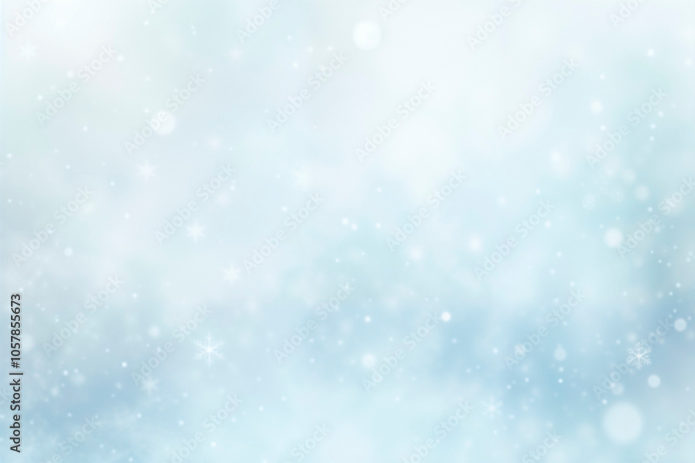 Soft snowy background with bokeh effect and gentle snowfall copy space Soft snowy background with bokeh effect and gentle snowfall copy space