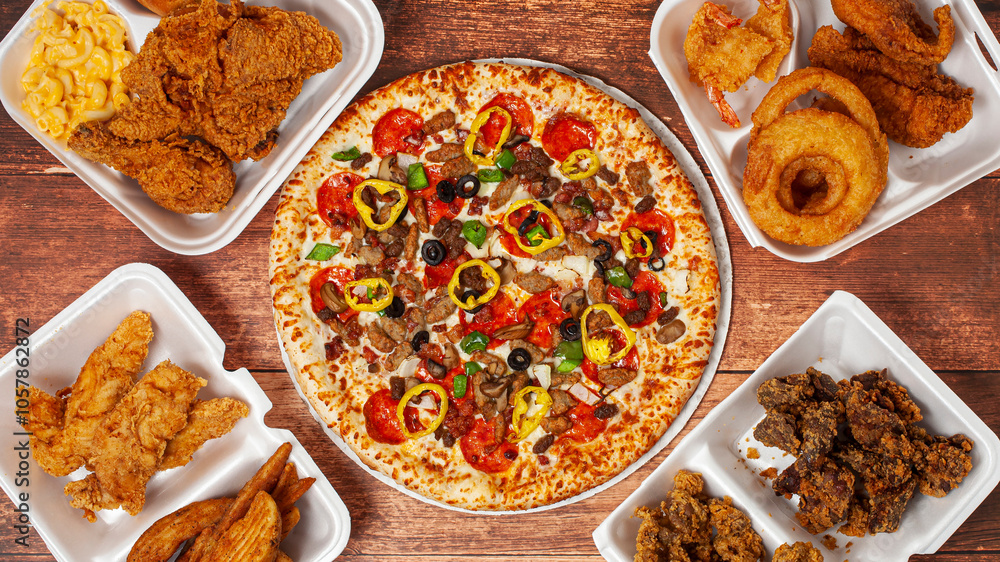 Hero Food Shoot, Buffet Style Hero Food Shoot, Buffet Style