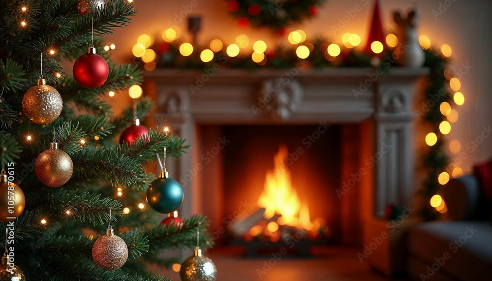 Concept photo of Happy New Year 2025 with Christmas Tree, space for text Concept photo of Happy New Year 2025 with Christmas Tree, space for text