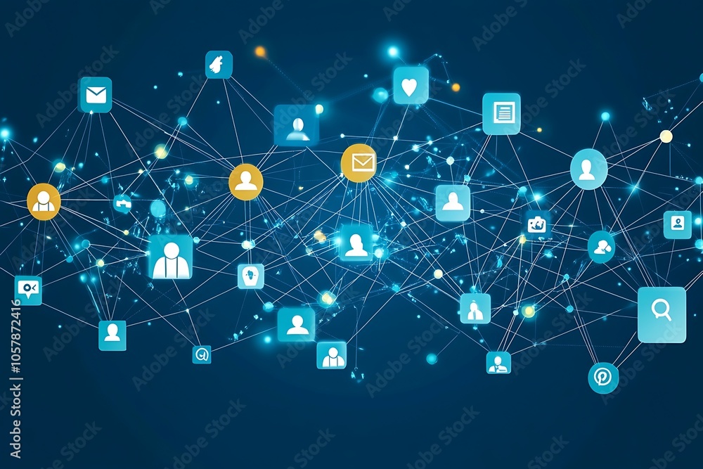 Social Media Network Connecting People & Ideas Social Media Network Connecting People & Ideas