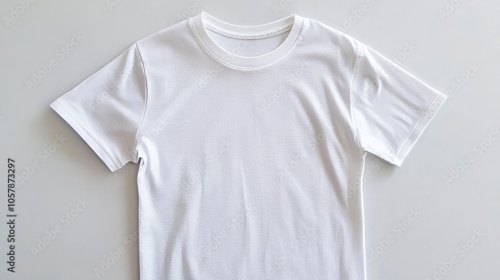 white blank t-shirt against white background white blank t-shirt against white background