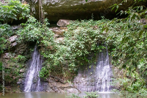 Paku Waterfall, Borneo photo