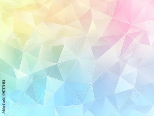 Soft Pastel Geometric Abstract Background