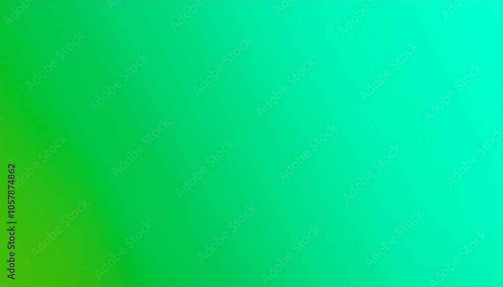 Fototapeta premium Vibrant Green Gradient: A Soothing Hue