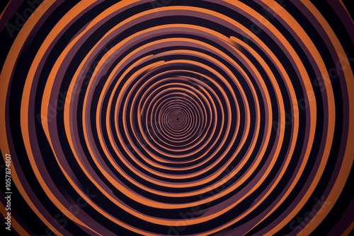 Colorful concentric circles create a mesmerizing visual illusion in abstract art